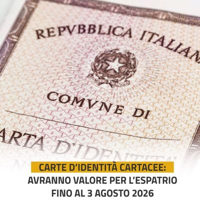 carta identità cartacea